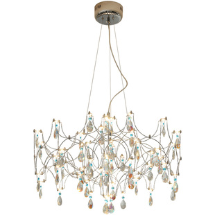 法式轻奢水晶吊灯设计师高级感现代客厅餐厅吊灯浪漫卧室氛围灯具