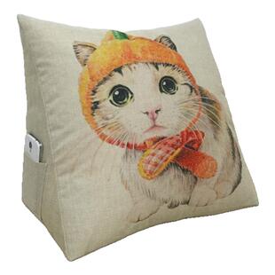 三角靠枕卡通抱枕靠垫沙发床头榻榻米护腰靠办公室椅子靠背飘窗垫