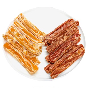 日和优宠狗零食鸡肉牛肉鳕鱼肉条肉干泰迪比熊成犬小狗零食50g/包