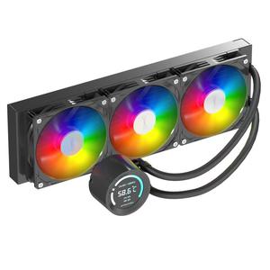 爱国者冰魄SX240/360电脑一体式水冷数显CPU散热器带屏幕温度显示