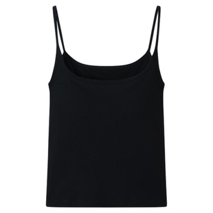 RUISHI芮时 仲夏夜序曲  醋酸真丝混纺带胸垫方领无缝吊带背心女