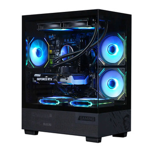 微星AMD锐龙主机R5 7500F/9600X/RTX5060/5060Ti/5070/9060XT台式电脑整机电竞游戏直播DIY组装机海景房