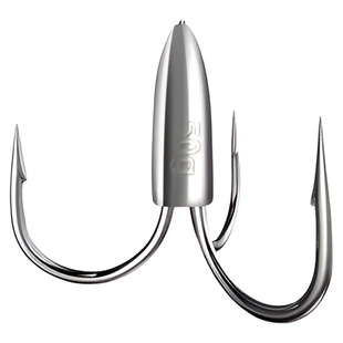 3爪锚钩三本钩路亚锚钩带铅刀尖矛鱼钩子茅钩专用鱼钩溪流高碳钢