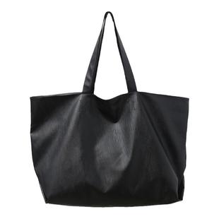 轻便软皮单肩包男女韩版手提包袋短途旅行大容量行李包ins休闲包