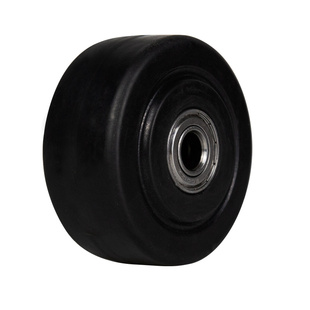 防静电万向轮单轮3寸导电脚轮4寸5寸中型吸咐静电橡胶轮黑色轮子