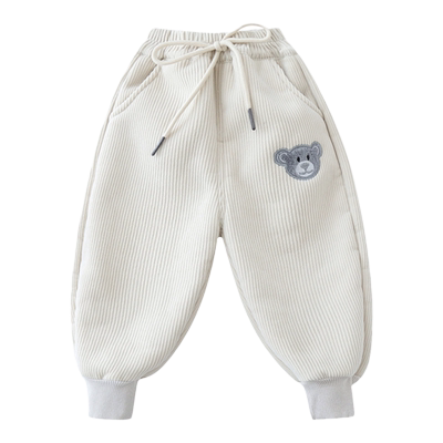 冬季加厚加绒保暖灯芯绒长裤