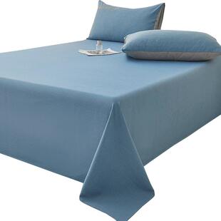 纯棉加厚磨毛床单单件榻榻米100全棉被单加炕单单人双人秋冬冬季.