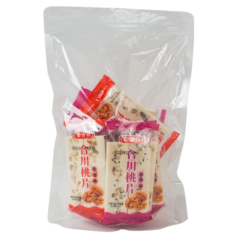 重庆特产散称合川桃片香甜八珍味