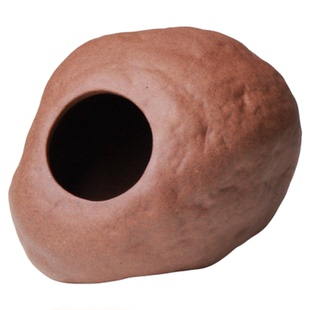 观赏孔雀鱼缸装饰陶罐寄居蟹虾迷你鹦鹉躲避屋水族造景摆件产卵洞