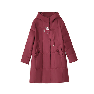 大码中老年羽绒棉服女中长款胖妈冬装国风新款加厚保暖冬季棉外套