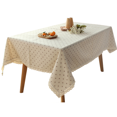 简约棉麻桌布田园亚麻小清新盖布