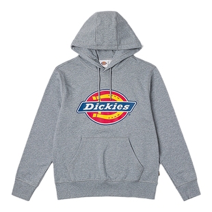 Dickies帝酷适25秋冬经典三色大LOGO连帽毛圈布印花卫衣 男女情侣