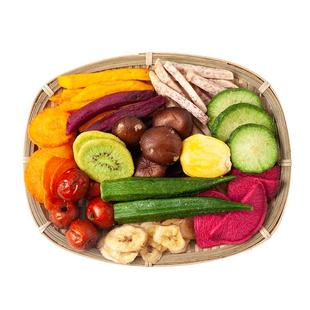 珍爱多12种果蔬脆果蔬干零食低温脱水出口现货新鲜日期综合蔬果脆