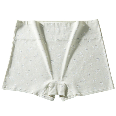 女士高腰提臀大码纯棉抗菌平角裤