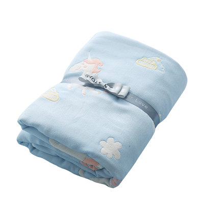 儿童枕巾宝宝六层纱布吸汗透气