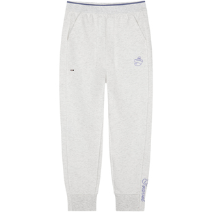 【小弹簧】水孩儿女童裤子男童2025春装新品中大童卫裤女孩厚长裤