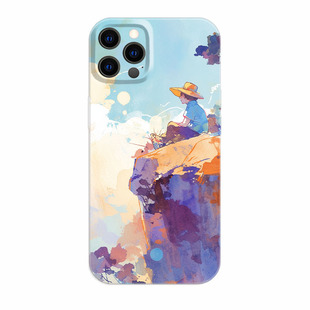 懒咚瓜原创山中静思iPhone17pro菲林壳磁吸壳硅胶手机壳iphone16苹果15promax适用华为vivo小米oppo多型号