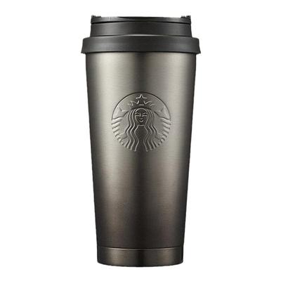 韩国直邮Starbucks 星巴克不锈钢保温杯简约徽标杯子办公杯便携