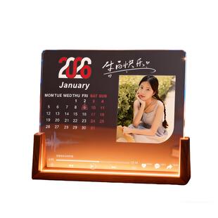 在线定制AI创作音乐发光相框创作歌曲相框夜灯可播放音乐创意礼品