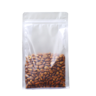 透明八边封口袋自立自封袋加厚杂粮密封袋茶叶食品塑料包装袋子