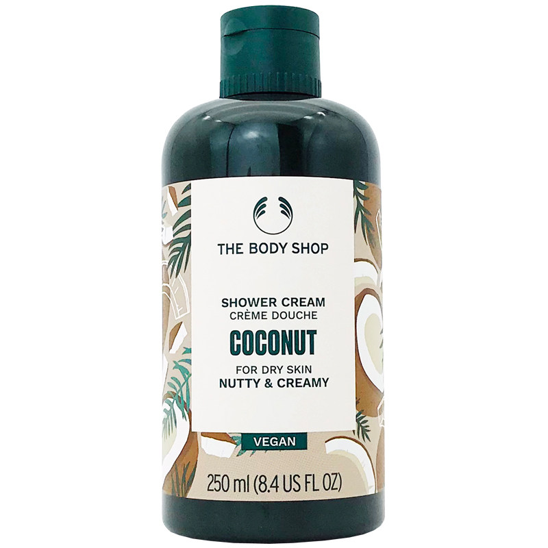 英国THEBODYSHOP奶香椰子沐浴乳