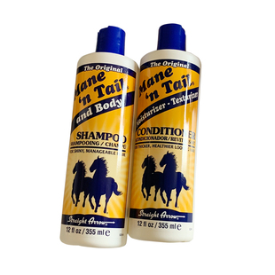 美国进口箭马牌Mane'n Tail经典油性温和洗发露护发355ml长发快