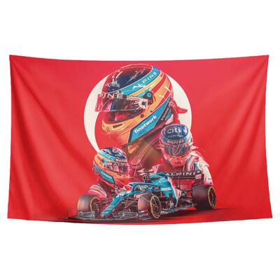 背景布费尔南多阿隆索定制