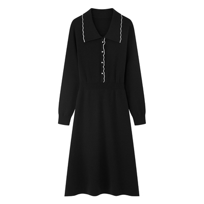 naegvrre小个子法式针织连衣裙