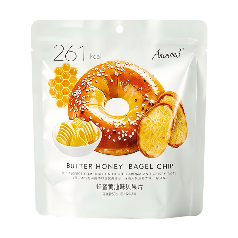 网红Anemon3蜂蜜黄油味贝果片