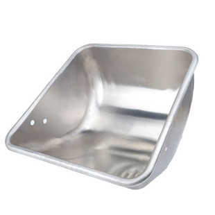 不锈钢母猪食槽养殖设备猪用料槽喂食器产床猪食槽大猪盆采食猪槽