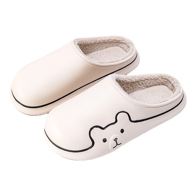 防水棉拖鞋情侣秋冬外穿