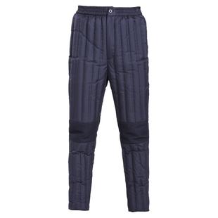 雅鹿羽绒裤男内穿老年人羽绒内胆裤爸爸爷爷打底白鸭绒棉裤高腰冬