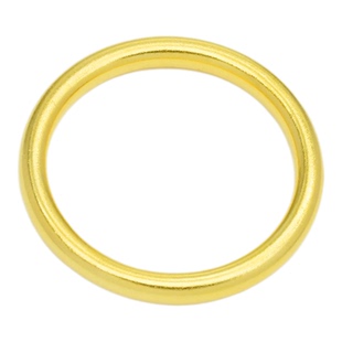 【店铺专属】18k金古法素圈戒指女轻奢小众时尚百搭不脱模WT0531