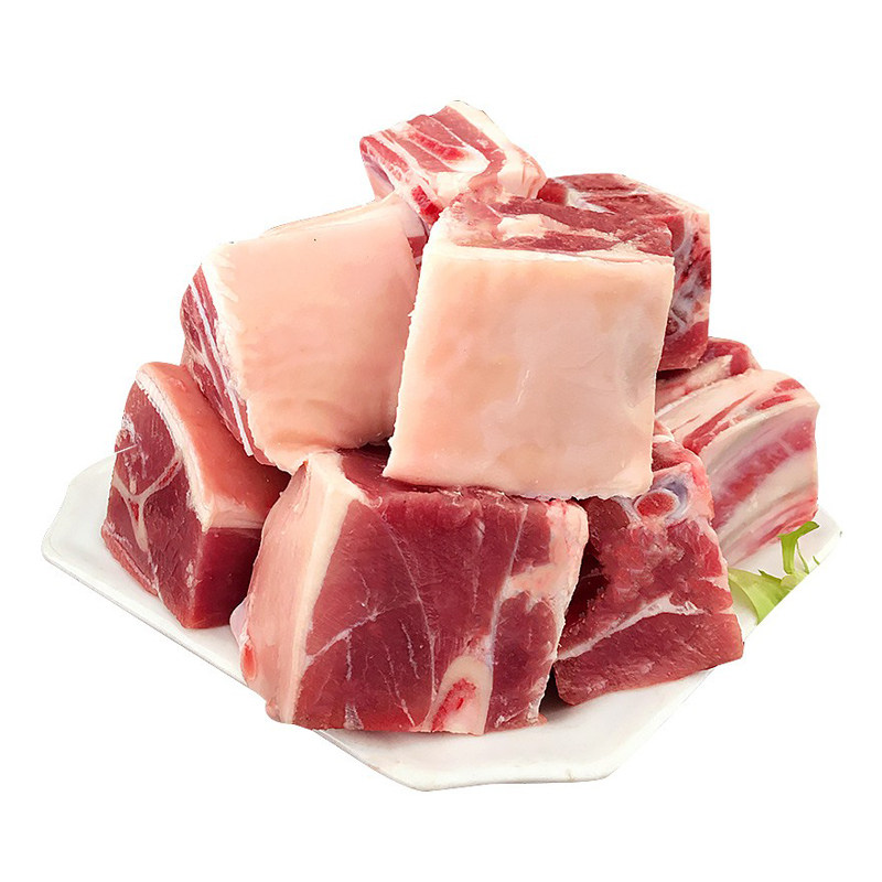 内蒙古新鲜带皮羊肉羔羊排羊腿