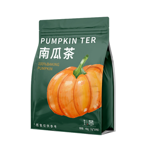 韩国同款南瓜茶低卡水肿烘烤纯南瓜干冲泡喝无咖啡因独立三角茶包