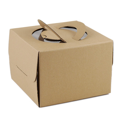 可外乐4寸牛皮生日蛋糕包装盒