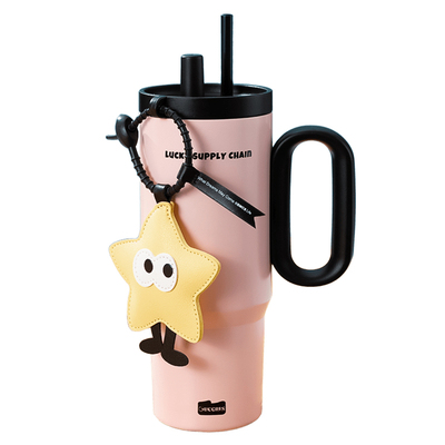 大容量不锈钢巨无霸冰霸杯车载高颜值保温杯杯子女生吸管杯水杯