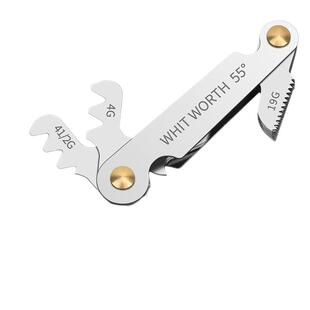 螺纹规公制60度英制量规扣规螺丝测量工具测牙距纹量丝牙矩尺通用