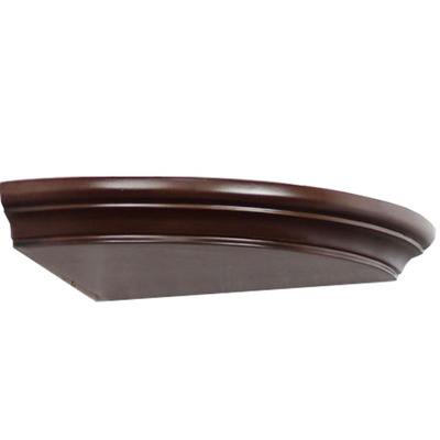 包邮纯实木转角隔板弧形扇形拐角