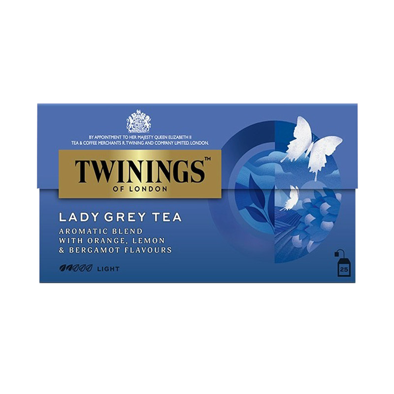 英国川宁Twinings仕女伯爵红茶25片装 袋泡茶 进口茶红茶包
