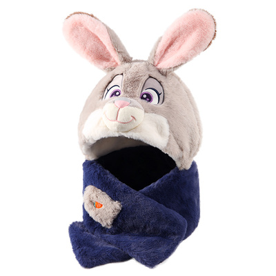 秋冬季新款耳罩护耳帽围巾帽一体