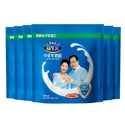 完达山益生元中老年奶粉400g*6袋