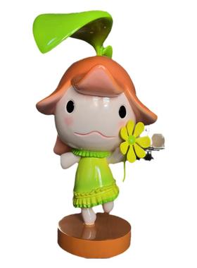 潮玩形象卡通玻璃钢定制大型企业LOGO动漫人物公仔落地雕塑装饰品