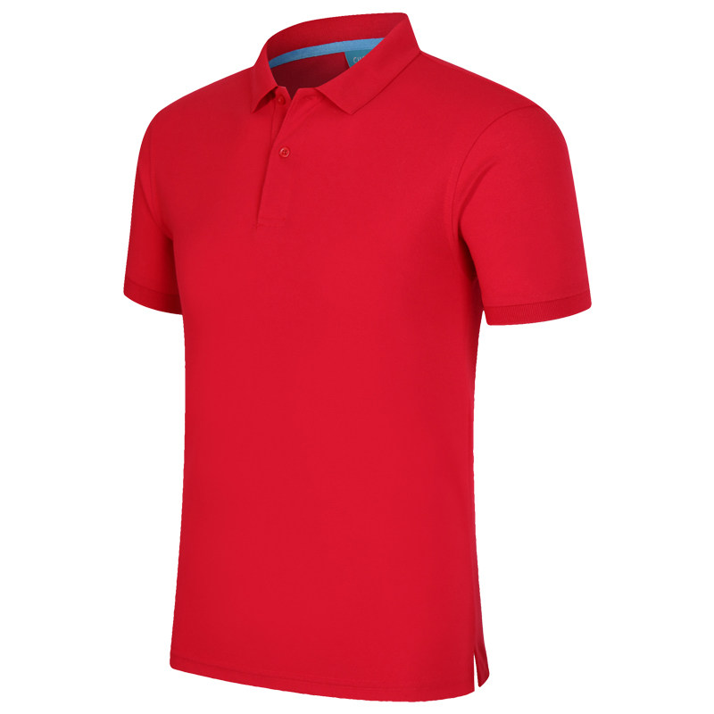 夏季工作服t恤定制polo衫定做工衣短袖翻领文化衫衣服纯棉印logo