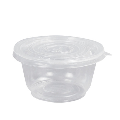 一次性家用套装碗筷圆形塑料餐具