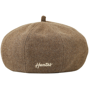 贝雷帽女秋冬新款韩版毛呢画家帽旅游休闲百搭报童帽复古英伦帽子