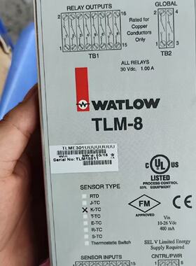WATLOW温控器TLM-8，型号TLME301UUUUUU—议价