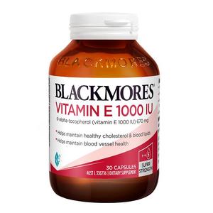 澳佳宝BLACKMORES天然维生素E软胶囊30粒女美颜保湿口服ve澳洲