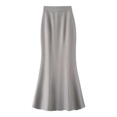 精选醋酸天丝半身裙女2026春夏新款高腰鱼尾裙修身显瘦优雅女长裙