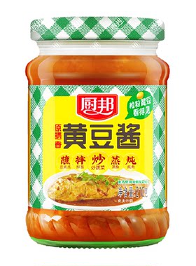 厨邦原晒香黄豆酱百搭210g